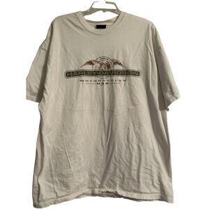 GUC Harley Davidson Men's White Short Sleeve T Shirt Edmond, OKlahoma Sz XXL